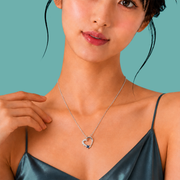 Twin Flame Heart Pendant