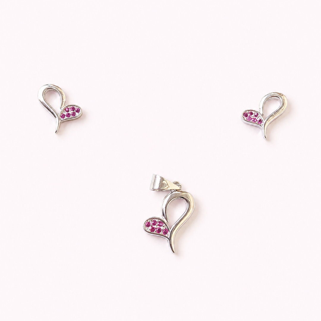 Folding Heart PendantSet