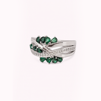 Entwine Emerald Ring